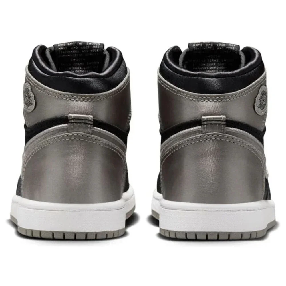 Nike Air Jordan 1 Retro High OG FD5304-010 Kids Black Gray Lifestyle Shoes RG210